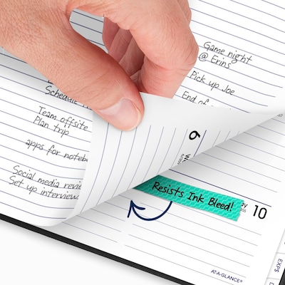 2027 AT-A-GLANCE DayMinder Executive 8.75" x 7" Weekly & Monthly Planner Refill Pages, White (G545-50-27)