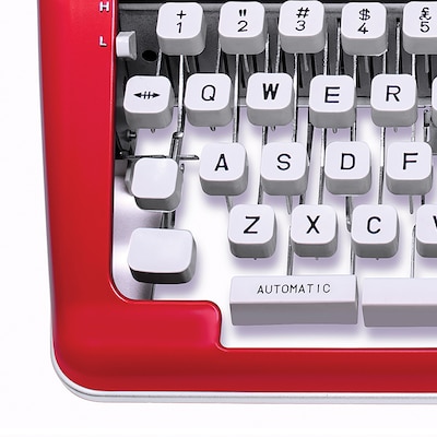 The Oliver Typewriter Company Timeless Manual Typewriter, Red (OTTE-1636)