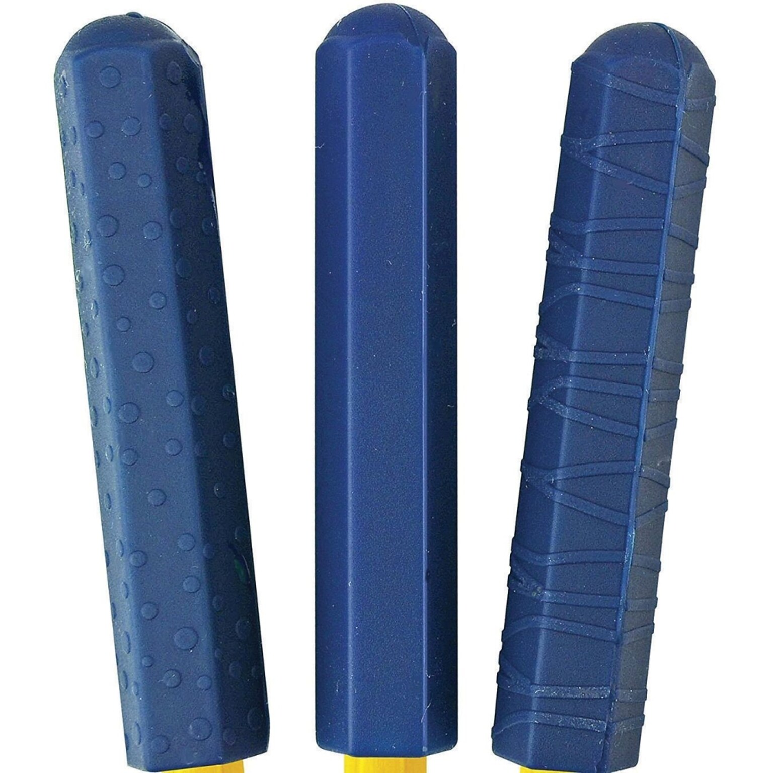 The Pencil Grip Chewable Pencil Grip Topper, Blue, 3/Pack (20228)