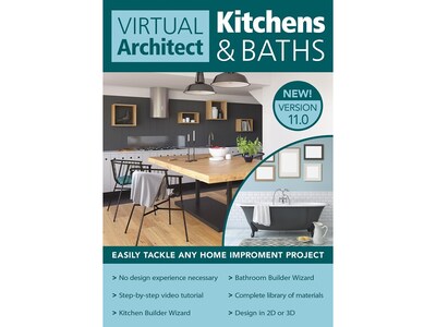 Virtual Architect Kitchens & Baths 12 for Windows, 1 User [Download]