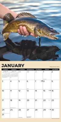 2027 Willow Creek Gone Fishing  12" x 12" Monthly Wall Calendar (65266)