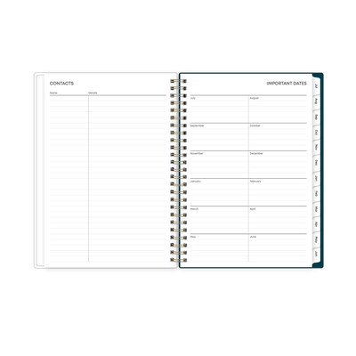 2026-2027 Blue Sky Greta 6" x 8" Academic Weekly & Monthly Planner, Plastic Cover (136482-A27)