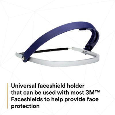 3M Universal Reusable Face Shield Headgear, Fog Resistant, Blue, 20/Carton (82520-10000)