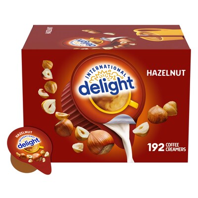 International Delight Hazelnut Liquid Creamer, 0.44 oz., 192/Carton (WWI101522)