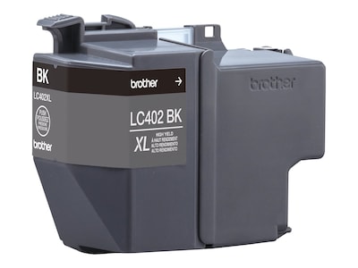 Brother LC402XL Black High Yield Ink Cartridge, Prints Up to 3,000 Pages (LC402XLBKS)