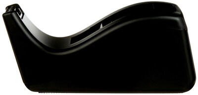 Scotch Value Desktop Tape Dispenser, 1 Core, Black/Silver