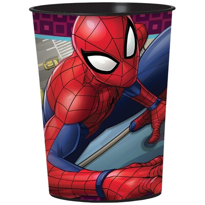 Party City Spider-Man Webbed Wonder Favor Cup, 16 oz. (AM421860)