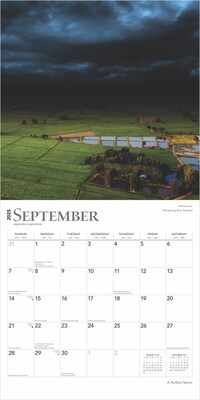 2025 BrownTrout A Perfect Storm 12" x 12" Monthly  Wall Calendar (9781975474416)