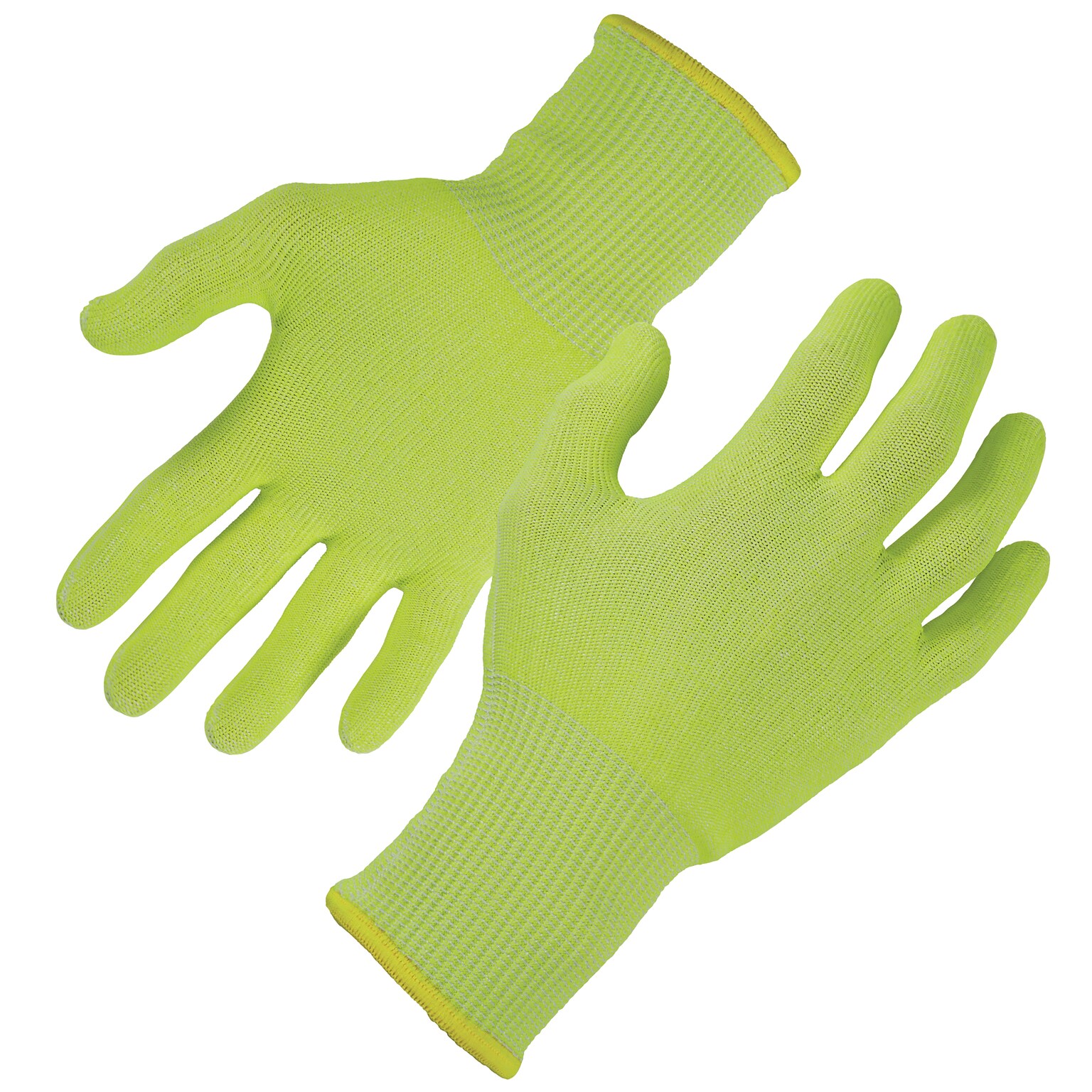 Ergodyne ProFlex 7040 Seamless Knit Cut Resistant Gloves, Food Safe, ANSI A4, Lime, Small, 1 Pair (18012)