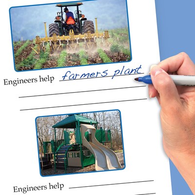 NewPath Learning STEM Engineering Design Process Classroom Flip Charts, Tabletop, 12" x 18", 10/Set (NP-341901)