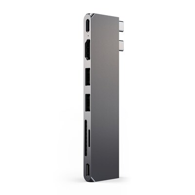 Satechi Pro Slim Multiport Hub for Laptops, Space Gray (ST-HUCPHSM)
