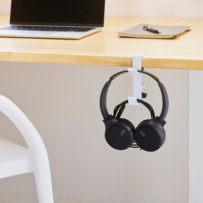 JVC Foldable On-Ear Headphones with Microphone, Black (HA-S33UC)