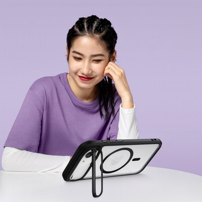 SaharaCase Raider Series MagSafe Phone Case for iPhone 17 Air, Shock Absorbing, Scorpion Black (CP00952)