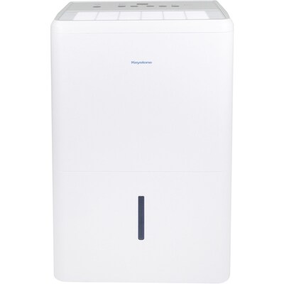 Keystone Energy Star 50-Pint Portable Dehumidifier with Drain Pump, 3-Speed, Covers up to 4,500 sq. ft., White (KYSTD50PAE)