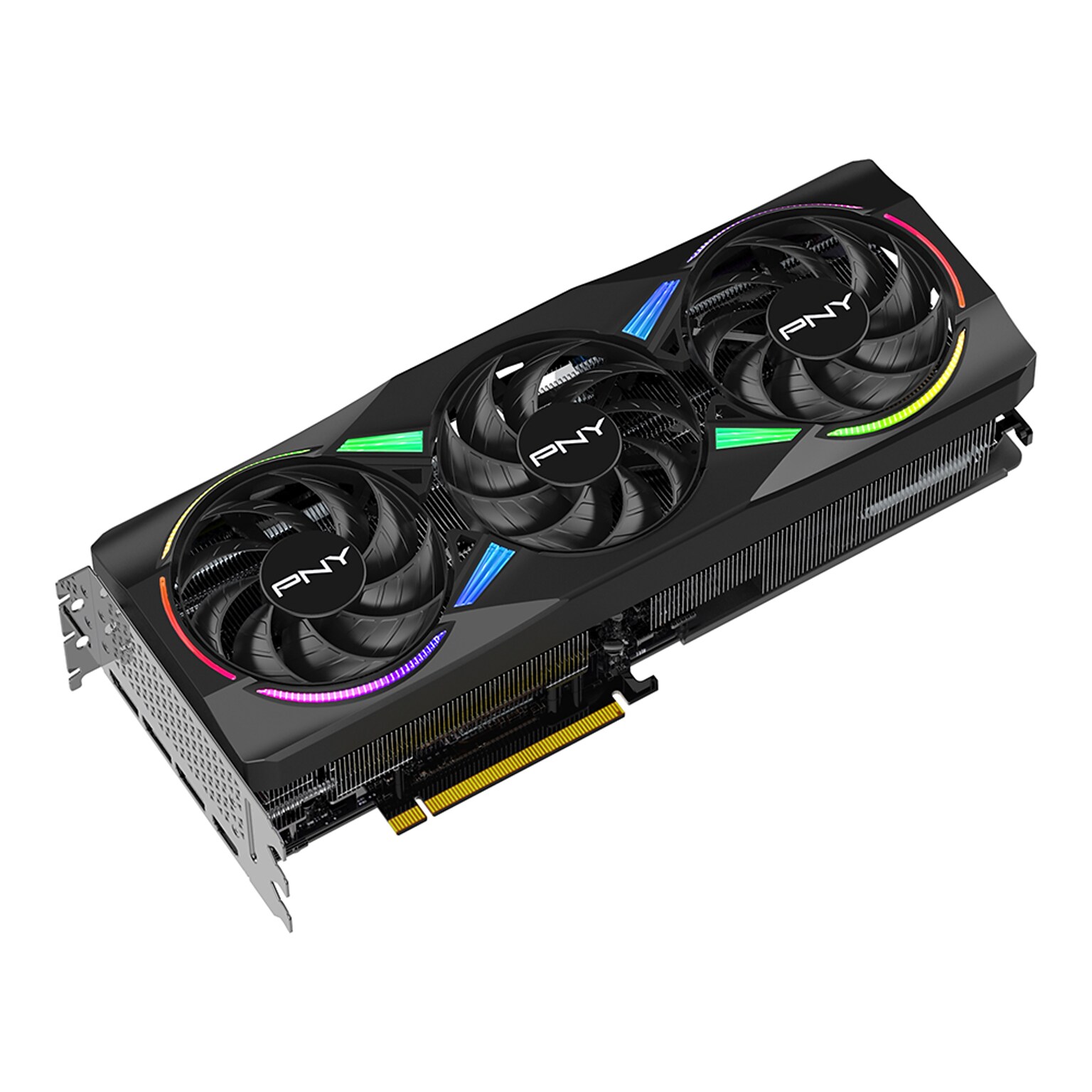 PNY NVIDIA GeForce RTX 5070 Ti EPIC-X ARGB OC Triple Fan PCIe 5.0 16GB GDDR7 Gaming Graphics Card, 2295 MHz Core, Black