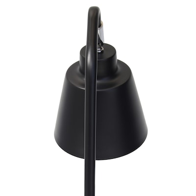 Simple Designs Sleek Essentials LED Desk Lamp, 16", Black (LD1077-BLK)