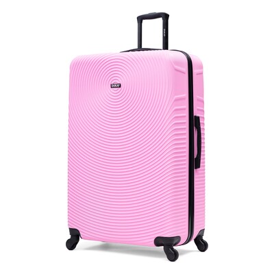 DUKAP Inception 33.86 Hardside Suitcase, 4-Wheeled Spinner, TSA Checkpoint Friendly, Pink (DKINC00XL-PNK)