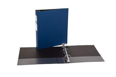 Avery 1 1/2" 3-Ring Non-View Binders, Blue (03400)