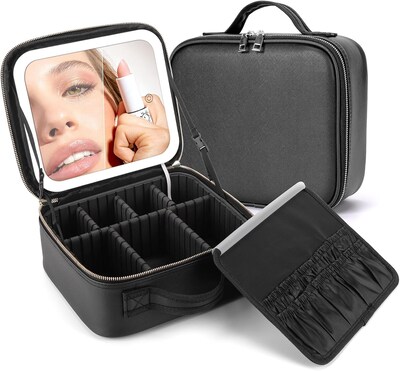 Glamour Glow LED Lighted Makeup Box