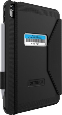 OtterBox Defender Polycarbonate/Silicone 10.2" Folio Case for iPad (10th Generation), Black (77-93758)