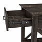Bush Furniture Key West 20" x 20" End Table, Dark Gray Hickory (KWT120GH-03)