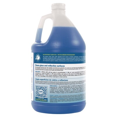 Simple Green Clean Building Glass Cleaner Concentrate, Unscented, 1 gal Bottle (SMP11301)