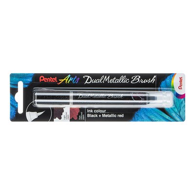 Pentel DualMetallic, Brown Ink, 3/Bundle (PTAXGFHBPDAX-3)