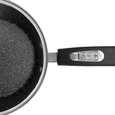 THE ROCK by Starfrit Terra Aluminum 3-Qt. Saucepan, Black (060309-002-0000)