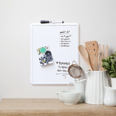 U Brands Contempo Frame Dry-Erase Whiteboard, 14" x 11" (252U00-04)