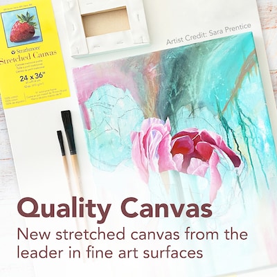 Strathmore 300 Series Primed Gallery Stretched Canvas, 36x48 inch (STT31436)