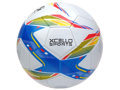 Xcello Sports Size 3 Soccer Balls, Assorted Colors, 6/Pack (XS-SB-S3-6-ASST)