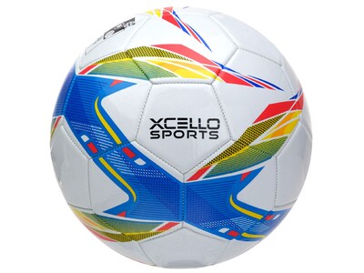 Xcello Sports Size 3 Soccer Balls, Assorted Colors, 6/Pack (XS-SB-S3-6-ASST)