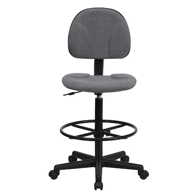 Flash Furniture Fabric Drafting Stool, Gray (BT-659-GRY-GG)