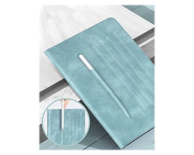 SaharaCase Multi-Angle Folio Case for iPad Pro 11" (2nd, 3rd, 4th Gen 2020-2022) (M2 2024/M3 2025), Aqua (TB00008)