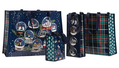 Vera Bradley Market Tote 4pc Set - Snow Globe