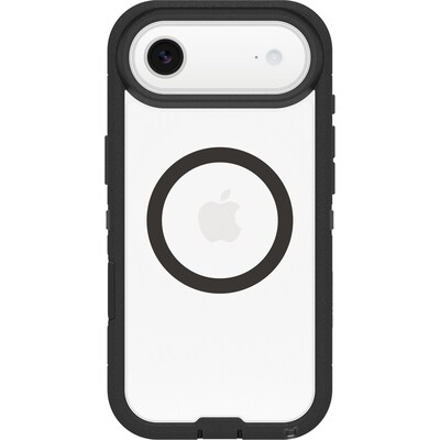 OtterBox Defender XT Series MagSafe Phone Case for iPhone Air, Shock Absorbing, Black/Clear (77-98500)