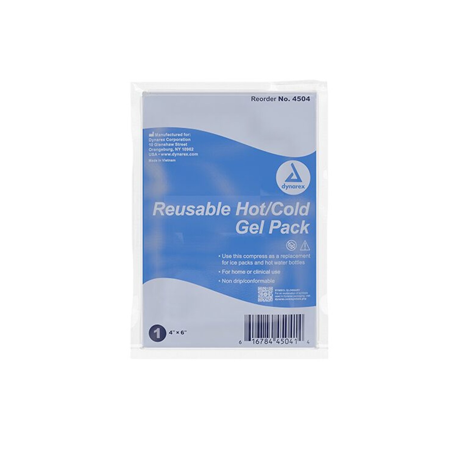 Dynarex Reusable Hot & Cold Gel Pack, 24/Box (4504)