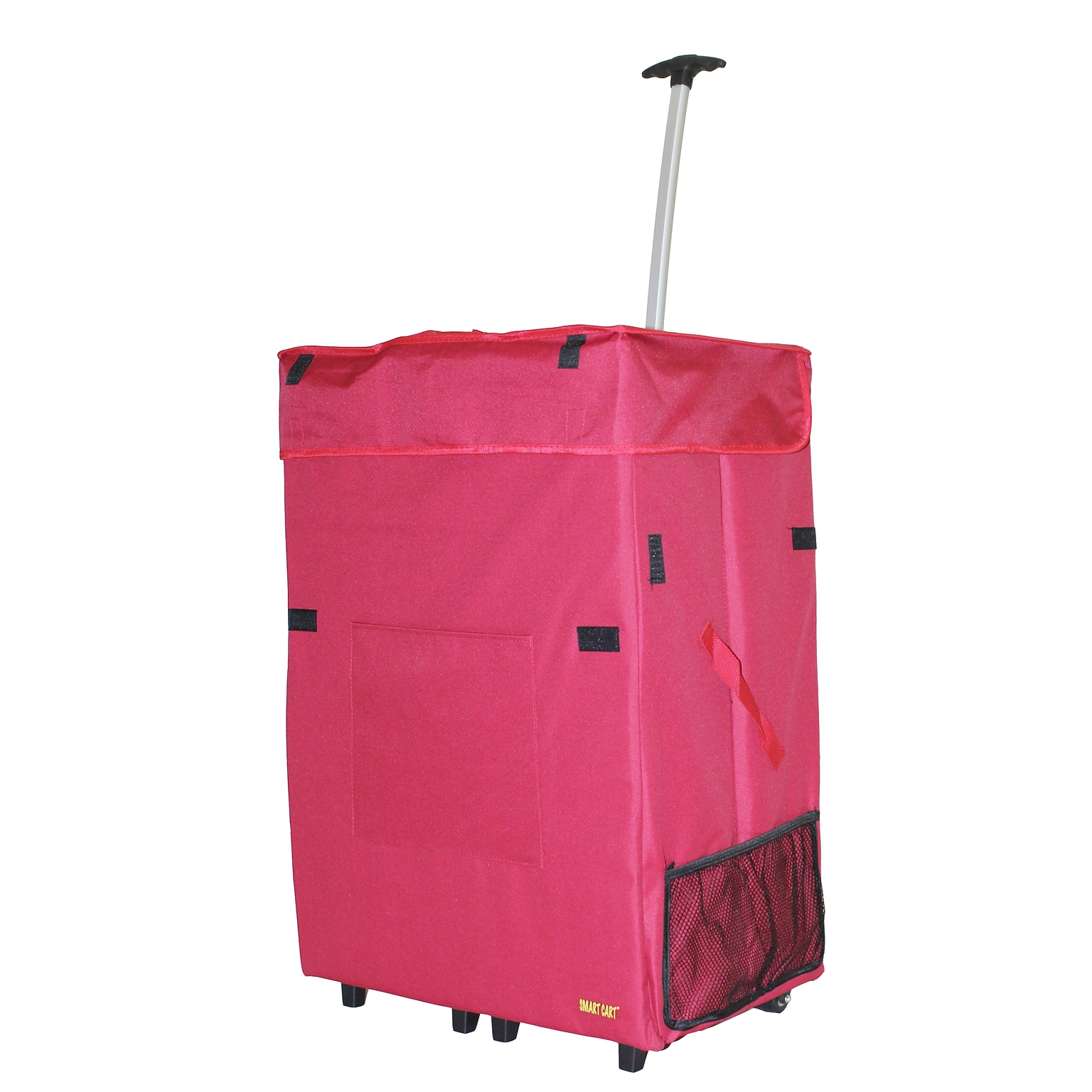 Dbest Jumbo Smart Cart Collapsible Rolling Utility Cart, Red (01-005)