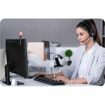YeaLink WH62 Wireless Over-Ear Headphones, Black (1308006C)