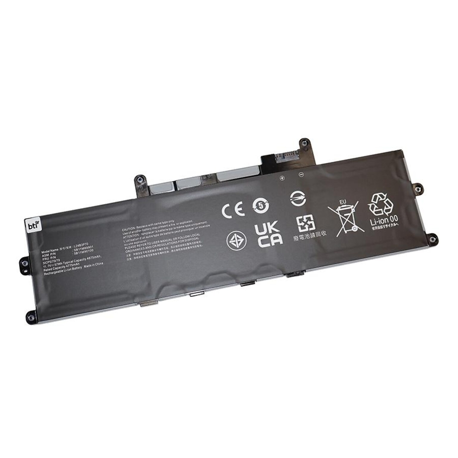 Battery Technology Lithium-Ion Laptop Battery for Lenovo ThinkPad (5B11M90097-BTI)