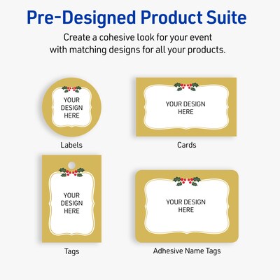 Avery Circle Multipurpose Labels, 2" Dia., White, 120/Pack (19479370539)