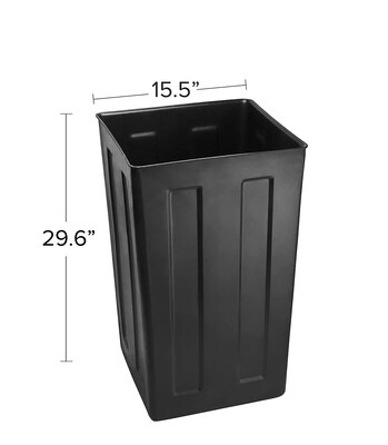 Alpine Industries 40 Gallon Rigid Bin Liner, 29.6" x 15.5" x 15.5" (ALPA01)
