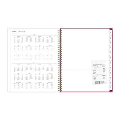 2026-2027 Blue Sky Mahalo 8.5" x 11" Academic Weekly & Monthly Planner, Plastic Cover (100149-A27)