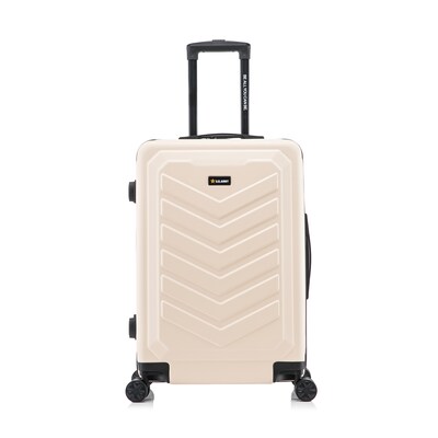 US Army FOX 24" Hardside Suitcase, 4-Wheeled Spinner, TSA Checkpoint Friendly, Sand (USLFOX00M-SAN)