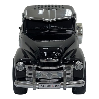 Audiobox Retro Ride Wireless Bluetooth Rechargeable Truck Speaker with FM Radio, Black (TRK-5300BLK)