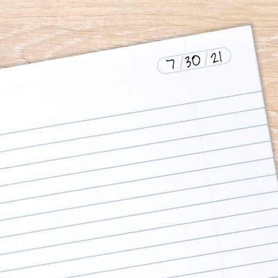 Cambridge Legal 1-Subject Professional Notebooks, 6.5" x 9.5", Legal Ruled, 80 Sheets, Gray (06672)