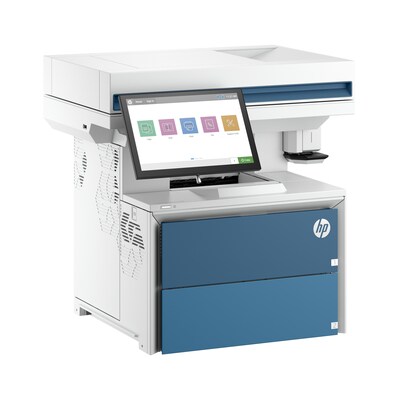 HP LaserJet Enterprise Flow MFP 5602zfw Wireless Black & White All-in-One Laser Printer, Best for Office (675S5A#BGJ)