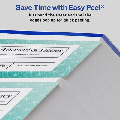 Avery Laser/Inkjet Rectangle Multipurpose Labels, 2" x 6", White, 100 Labels/Pack (94242)