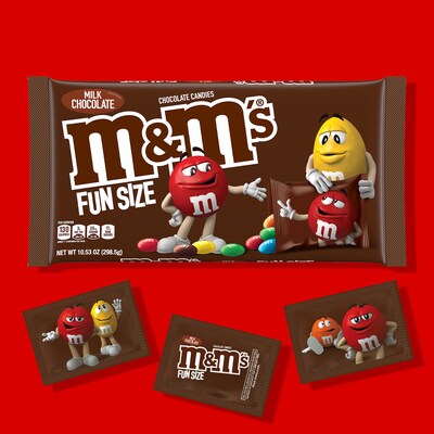 M&M's Chocolate Candies, Peanut, Fun Size 10.57 Oz, Chocolate