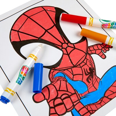Crayola Color Wonder: Spidey and His Amazing Friends Coloring Book, 18 Pages, 2 Sets/Bundle (BIN752784-2)